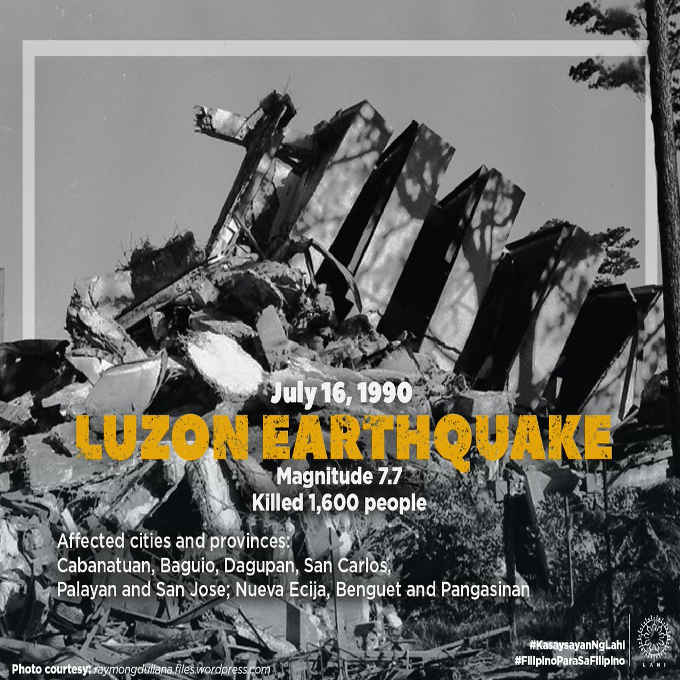 Luzon Earthquake July 16 1990 The Philippines Today